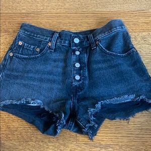 Levi 501 denim shorts